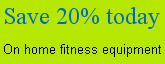 Buy exercise equipment