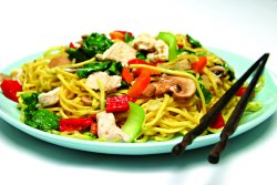 Turkey chow mein