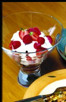 Summer glory pudding